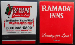 Pochette Allumettes Ramada Inns Luxury For Less - Matchboxes