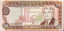 Turkménistan - 50 Manat 1995 UNC - Turkmenistán