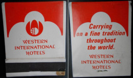 Pochette Allumettes Western International Hotels  Carrying On A Fine Tradition Throughout The World - Luciferdozen