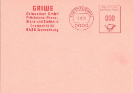 EMA ALLEMAGNE DEUTSCHLAND WESTERBURG VORFUHRSTEMPEL SPECIMEN TOOL MACHINE PRESSE TRACTION STANZEN GRIWE OUTIL - Usines & Industries