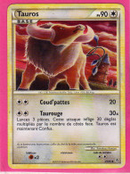 Carte Pokemon Francaise 2010 Heart Gold Dechainement 41/95 Tauros 90pv Occasion - HeartGold & SoulSilver