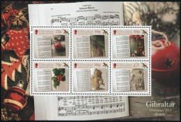 Gibraltar 2019 (**)  Mi Bl. 140;  - JINGEL BELLS; Merry Christmas To All! - Música