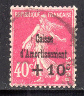 N° 266 (Caisse Amortissement TB Centrage) Oblitéré SUPERBE: COTE= 30 € - 1927-31 Caisse D'Amortissement