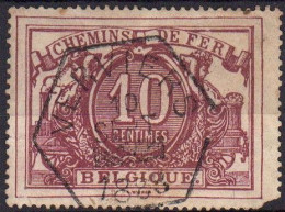 Belgique Chemin De Fer 1892-1894 COB CF7 (coin Inférieur Droit Déchiré - Voir Scan) - Used