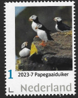 Nederland 2023-7 Papegaaiduiker  Horned Puffin   Postfris/mnh/sans Charniere - Ungebraucht