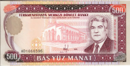 Turkménistan - 500 Manat 1995 UNC - Turkmenistán