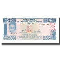 Billet, Guinea, 25 Francs, 1960, 1960-03-01, KM:28a, NEUF - Guinea