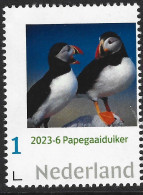 Nederland 2023-6 Papegaaiduiker - Puffin        Postfris/mnh/sans Charniere - Neufs