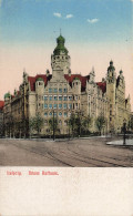 ALLEMAGNE - Belpzig - Meues Rathaus - Vue Générale Sur L'hôtel - Vue à L'extérieure - Carte Postale Ancienne - Leipzig