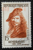1135 France 1957 Oblitéré  Rembrandt Autoportrait - Used Stamps