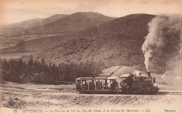 FRANCE - Auvergne - Le Chemin De Fer Du Puy De Dôme Et La Chaîne Des Sommets - Carte Postale Ancienne - Auvergne Types D'Auvergne