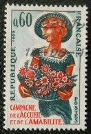 1449 France 1965 Oblitéré  Campagne De L'accueil Et De L'amabilité - Used Stamps