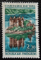 1506 France 1966 Oblitéré  Château De Val  Lanobre Cantal Et Lac De Bort Les Orgues Corrèze - Used Stamps