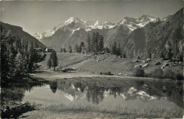 Switzerland Grachen Grachensee Mit Weisshornkette - Grächen