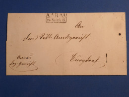 DL3 SUISSE  BELLE LETTRE  1815  AARAU A  TURGDORF ++AFF. INTERESSANT++ - ...-1845 Precursores