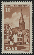 Saarland 296 Stadt Ottweiler 1950, ** - Ongebruikt