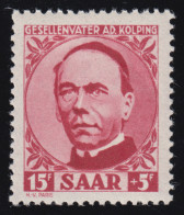 Saarland 289 Adolf Kolping 1950, ** - Nuovi