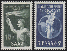 314-315 Olympiade 1952, Satz Postfrisch ** - Neufs