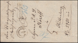 Österreich Faltbrief Einkreisstempel MÜNCHENGRÄTZ 5.9.68 Nach KUTTENBERG 7.9. - ...-1850 Prephilately