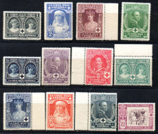 2774. .SPAIN.1926 RED CROSS,SC. B1-B11,EB1,SHORT SET,(-B12,B13)MNH - Nuevos