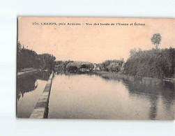 CHAMPS SUR YONNE : Vue Des Bords De L'Yonne Et Ecluse - état - Champs Sur Yonne