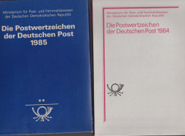 DDR 1984/1985 Und 1990 Jahreszusammenstellungen Der Deutschen Post  ** - Annual Collections