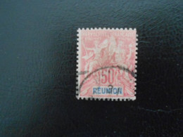 REUNION YT 42  ALLEGORIE 50c. Rose - Used Stamps