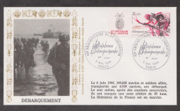 ENVELOPPE PREMIER JOUR 40°ANNIVERSAIRE DE LA LIBERATION-RESISTANCE-DEBARQUEMENT-PARIS. - Zonder Classificatie