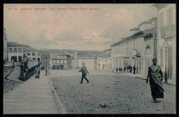 SANTO TIRSO - Santo Thyrso - Rua Sousa Trepa (lado Norte) (Ed. Da Livraria De José Cardos Santarem Nº 11) Carte Postale - Porto