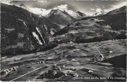 Disentis Blick Auf Piz Medel & Piz Cristalina 1953 Selten - Disentis/Mustér