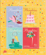 Portugal 2001 Hojas Bloque 175 **/MNH Sellos De Felicitación. - Nuevos