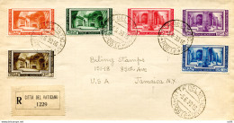 Archeologia Serie Su Busta Raccomandata Per New York - Unused Stamps