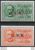1944 Repubblica Sociale Espressi G.N.R. Verona Mc MNH Sassone N. 19/20 - Andere & Zonder Classificatie