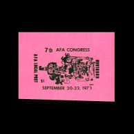 USA: Vignette / Cinderella 'Maya Kukulkan [snake] – 7th AFA Congress [aerophilately], Mexico City Local Post, 1973', ** - Astrology