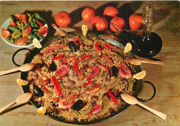 Recettes De Cuisine - Paëlla Valenciana - Gastronomie - CPM - Voir Scans Recto-Verso - Küchenrezepte