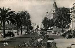 Automobiles - Cannes - La Croisette - Le Carlton Et La Plage Du Festival - CPSM Format CPA - Voir Scans Recto-Verso - PKW