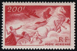 France Poste Aérienne N°19b - Rouge Sang Foncé - Neuf ** Sans Charnière - TB - 1927-1959 Postfris