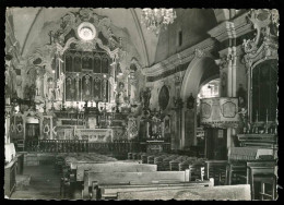 LUCERAM  Intérieur De L'église édition De L'église De Luceram Carte Rare - Lucéram