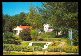 SAINT HILAIRE DE RIEZ  Les BICHES Camping Les Bungalows édition Chapeau Carte Rare - Saint Hilaire De Riez