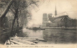 Paris * 4ème * Notre Dame * Inondations De Paris Janvier 1910 * Péniche - Paris (04)