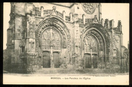 MOREUIL  Les Porches De L'église édition L.CARON - Moreuil