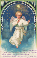 Ange Angelot Angel * CPA Illustrateur 1903 * Dorures - Engelen