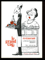 PARIS  Le Grand Café édition Publiciste Carte Rare - Arrondissement: 09