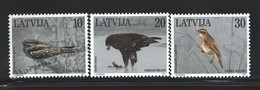 Lettonie – Latvia – Letonia 1997 Yvert 409-11, International Bird Protection Society - MNH - Letonia