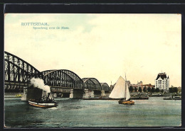 AK Rotterdam, Spoorbrug Over De Maas  - Rotterdam