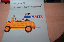 1 Affiche Loterie Nationale SAVIGNAC - Manifesti