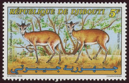 Timbre-poste Gommé Dentelé Neuf** - Protection De La Faune Dik-dik - N° 698 (Yvert Et Tellier) - Djibouti 1992 - Gibuti (1977-...)