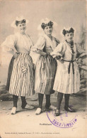 FOLKLORE - Costumes - Sablaises - Femmes - Carte Postale Ancienne - Costumi