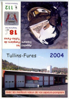 Calendrier De Poche 2004 Des Sapeurs Pompiers De Tullins-Fures Isère (38)  Photo 15.1 X 10.5 Non Plié - Small : 2001-...
