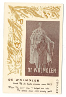 ***  DE  WOLMOLEN  ***   -   Biedt U De Beste Wensen Voor 1952  /  VLOEIPAPIER  -  Zie / Voir / See Scan's. - Textilos & Vestidos